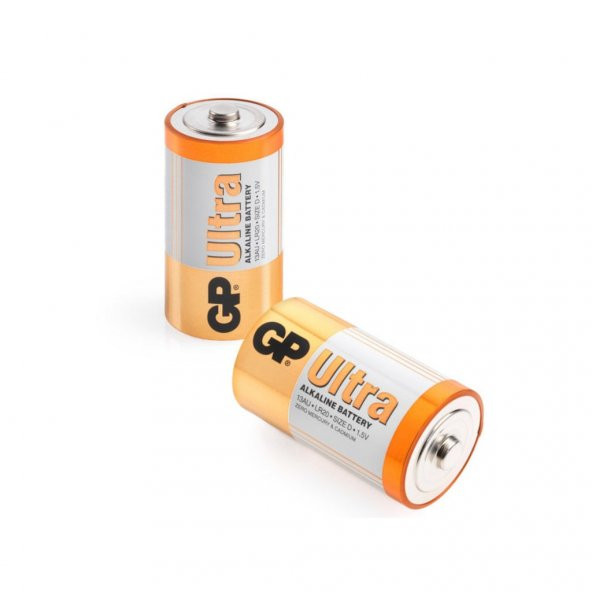 GP GP13AU-U2 LR20/E95 Ultra Alkalin Büyük Boy D Pil 2li - 2