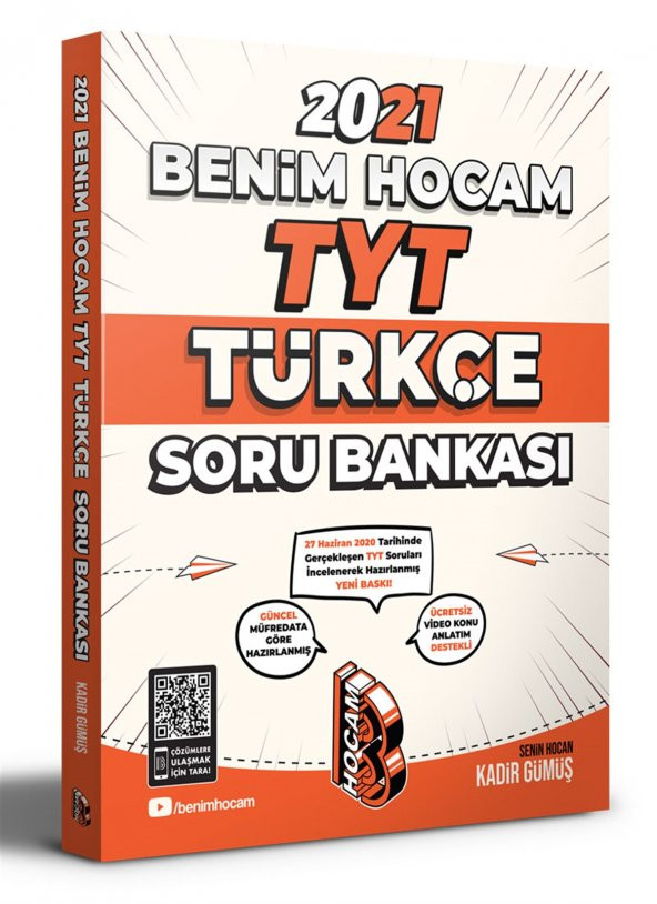 2021 TYT Türkçe Soru Bankası Benim Hocam Yayınları