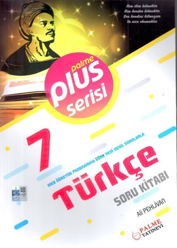 Palme Yayınları 7. Sınıf Türkçe Plus Serisi Soru Kitabı