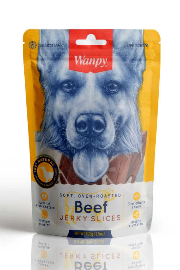Wanpy Gerçek Biftek Fileto 100 gr Köpek Ödülü Skt:02/2026