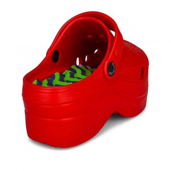 Novelido Topuklu Kadın Sabo Terlik Hastane Hemşire Doktor Terliği - 7