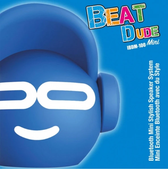 iDance Beat Dude Mini Mavi Bluetooth Hoparlör - 5