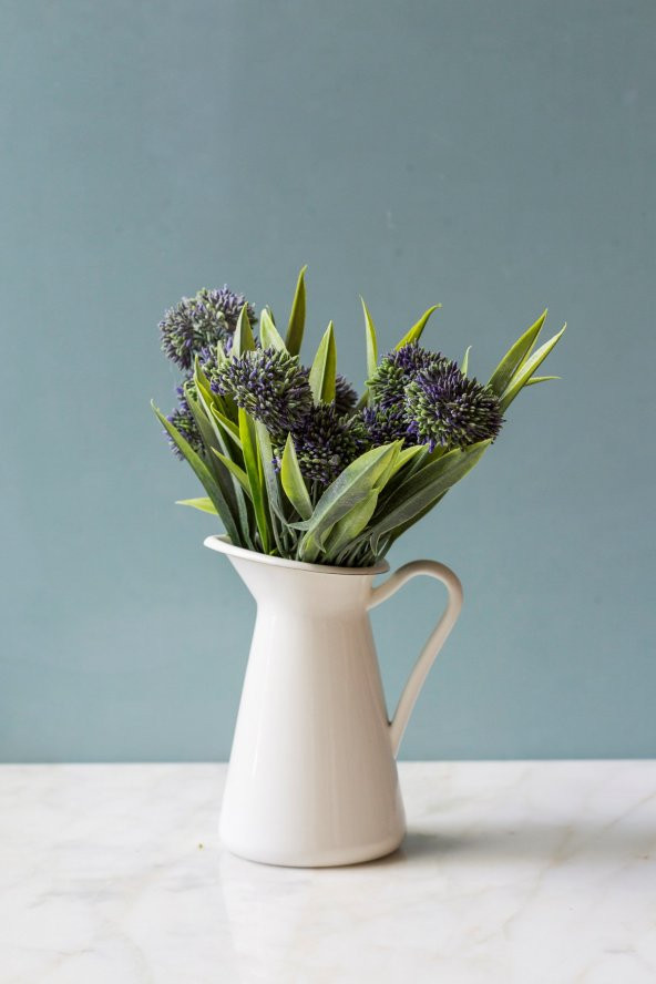 1 Adet Allium Mor Yapay Çiçek - 2