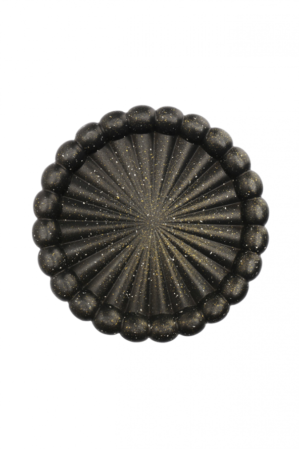 Şan Granit 22cm Döküm Kek Kalıbı Tart Kalıbı Siyah - 4