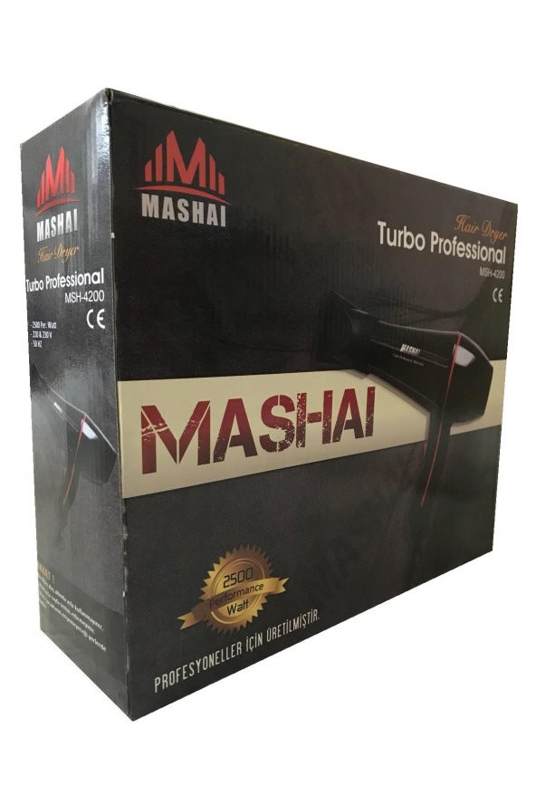 Masai Turbo Professional Fön ve Saç Kurutma Makinesi 2500 Watt MSH-4200