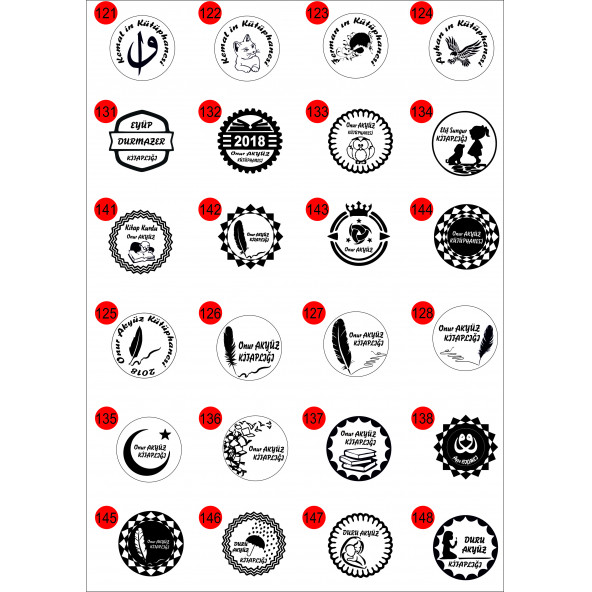 KİŞİSEL KAŞELER - 6