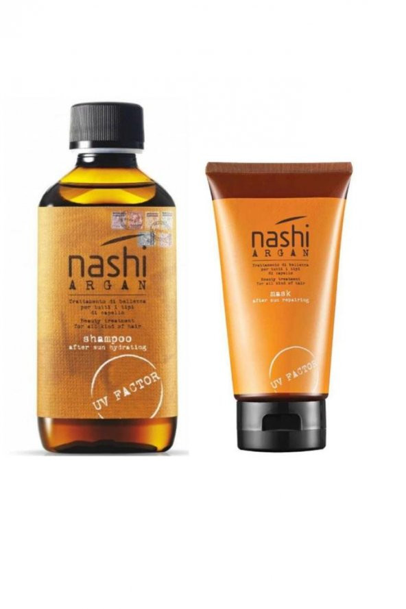 Nashi Argan Güneş Sonrası Maske 150 ml + Şampuan 200 ml