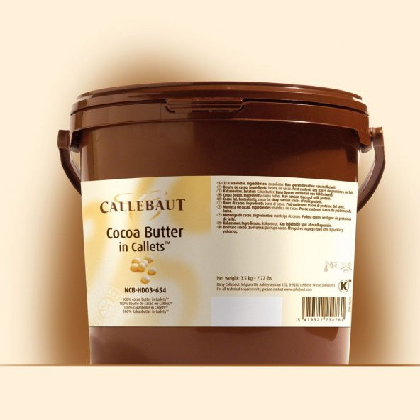 CALLEBAUT KAKAO YAĞI DROP 3KG