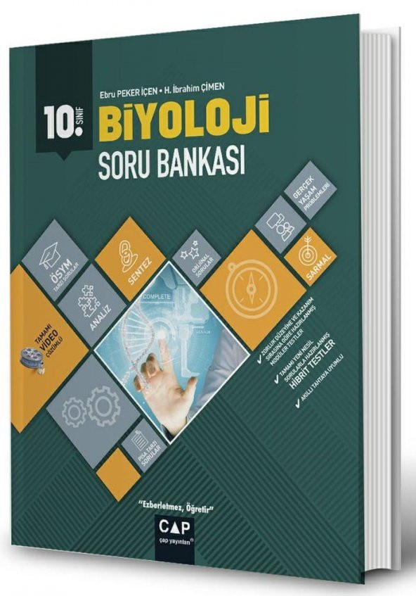 Çap Yayınları 10. Sınıf Anadolu Lisesi Biyoloji Soru Bankası