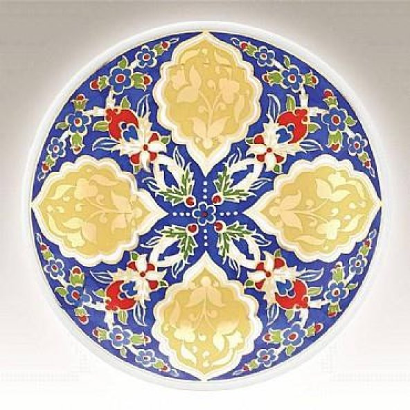 Kütahya Porselen 13 cm El Dekoru Tabak Dekor No 03880