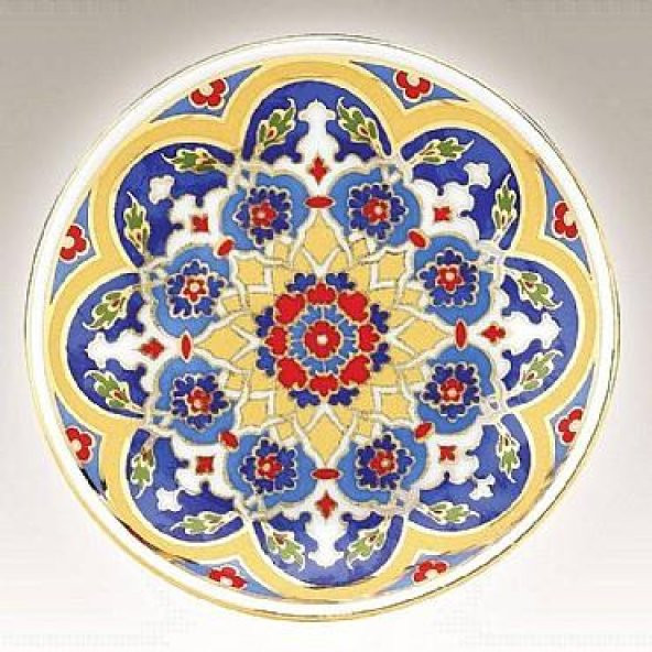Kütahya Porselen 10 cm El Dekoru Tanak Dekor No 3881