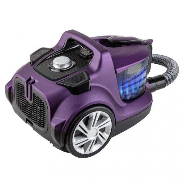 Fakir Veyron Turbo XL Premium Toz Torbasız Kuru Vakum Süpürgesi Mor