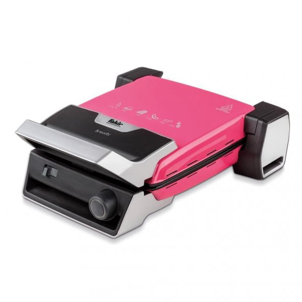 Fakir Breadly Granite Izgara & Tost Makinesi Fuşya