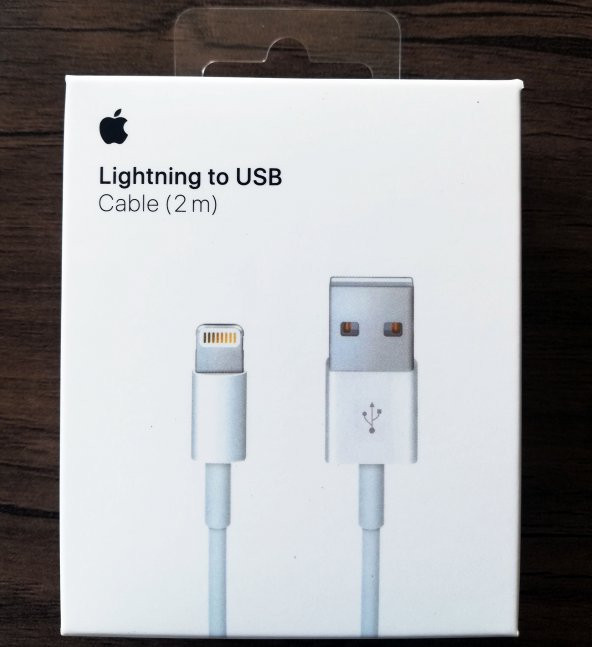 Orjinal Apple Lightning (2m) USB Şarj ve Data Kablosu MD819ZM/A