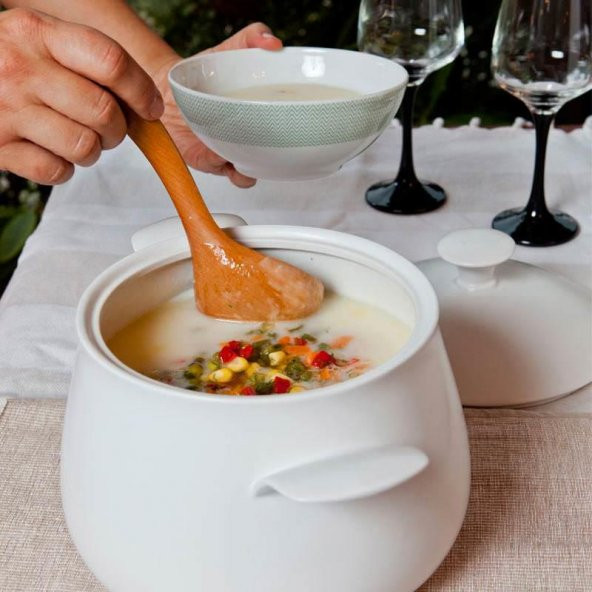 Kütahya Porselen Porflame Porselen 2, 9 lt Tencere - 2