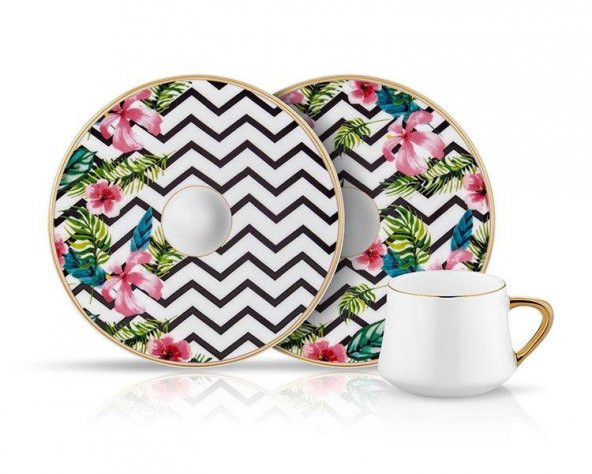 Koleksiyon Sufi Türk Kahvesi 6 lı Hawaı Asorti Parlak Altın