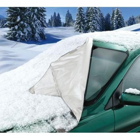 Çift Taraflı Miflonlu Kar Buz Güneş Önleyici Araç Ön Cam Brandası