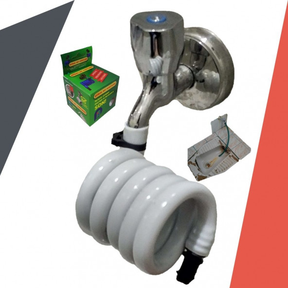 Plasyay Wc Hortum Matik + Kelepçe Hediye + Vakumlu + Özel Kutulu