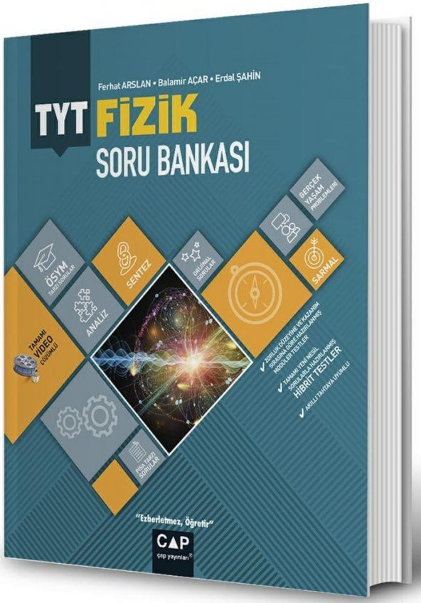 Çap Yayınları TYT Fizik Soru Bankası Yeni 2020