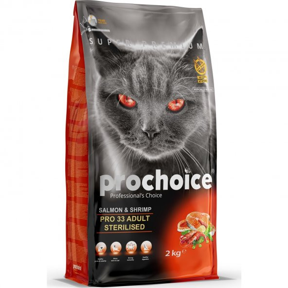 Pro Choice Pro33 Somonlu Kısırlaştırılmış Kedi Maması 2 Kg