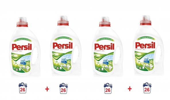 Persil Power Jel Matik Konsantre Sıvı Deterjan 1,8L 26 YIKAMA x4