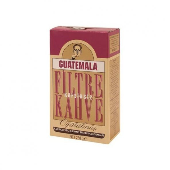 Mehmet Efendi Guatemala Filtre Kahve 250 gr (Kafeinsiz)