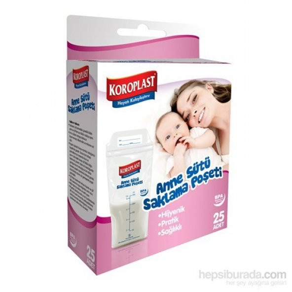 Koroplast Anne Sütü Saklama Poşeti 25li - 2
