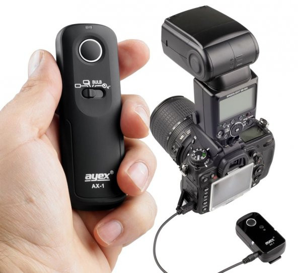 Canon 600D, 550D, 1300D, 1200D, 1100D İçin Ayex AX-1 E3 Kablosuz - 7