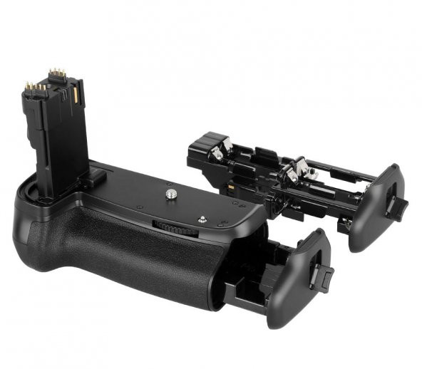 Canon EOS 70D 80D 90D İçin Ayex AX-70D Battery Grip + 2 Ad. LP-E6N - 5