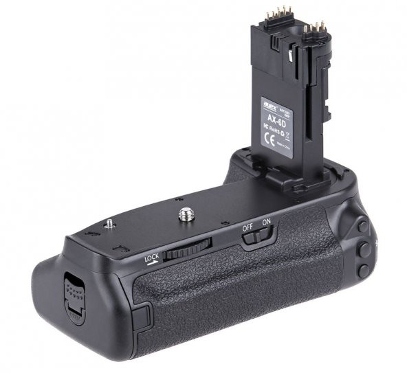Canon EOS 6D İçin Ayex AX-6D Batter Grip + 1 Ad. LP-E6N Batarya - 4