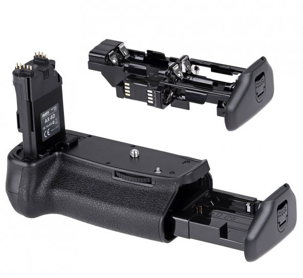 Canon EOS 6D İçin Ayex AX-6D Batter Grip + 2 Ad. LP-E6N Batarya - 6