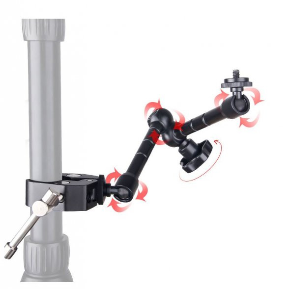 11 inç Magic Arm (Kol) + Super Crab Clamp Kelepçe - 8