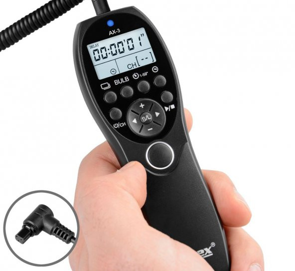 Canon 1D 5D 6D 7D Serileri 50D 40D 30D 20D 10D İçin Ayex AX-3 N3