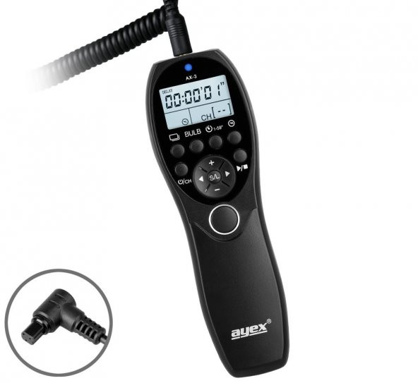 Canon 1D 5D 6D 7D Serileri 50D 40D 30D 20D 10D İçin Ayex AX-3 N3 - 2