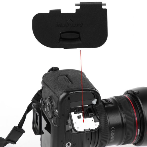 Canon EOS 70D İçin Batarya (Pil) Yeri Kapağı - 8