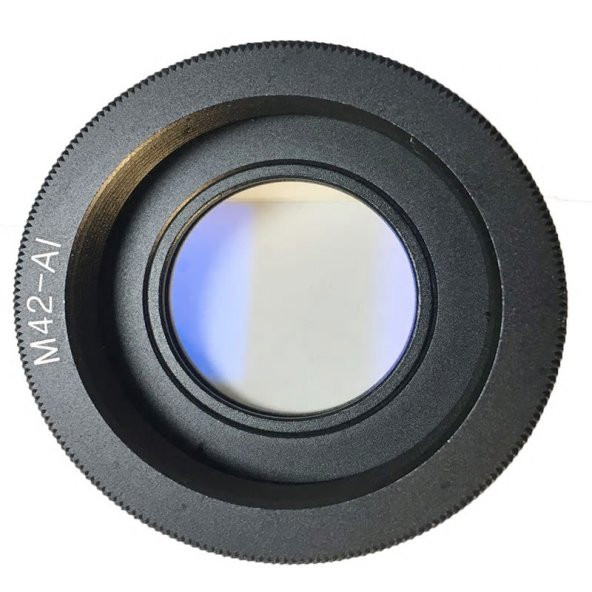 Nikon İçin M42 Lens Kullanım Adaptörü Optikli