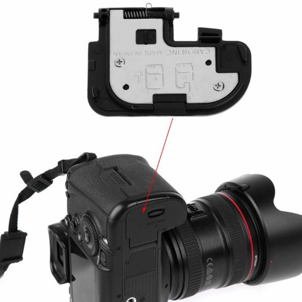 Canon EOS 5D Mark III İçin Batarya (Pil) Yeri Kapağı - 7