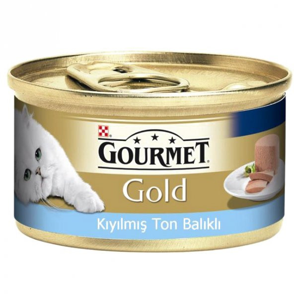 Gourmet Kıyılmış Ton Balıklı Kedi Yaş Maması 85 gr