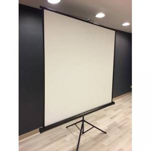 TRİPOD (AYAKLI) PROJEKSİYON PERDESİ (200x200) - 2