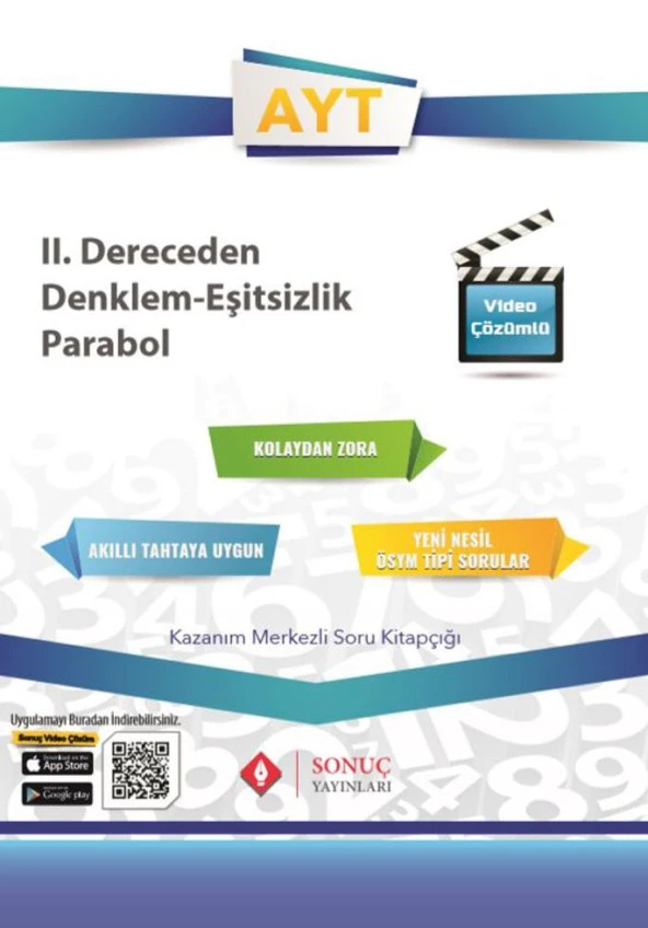 Sonuç Yayınları Ayt 2. Derece Denklemler Eşitsizlik Parabol 2023