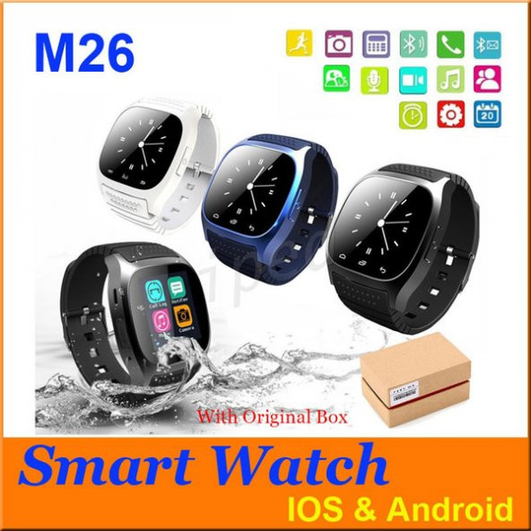 M26 Dokunmatik Smart Watch Akıllı Saat İOS+Android Uyumlu - 2
