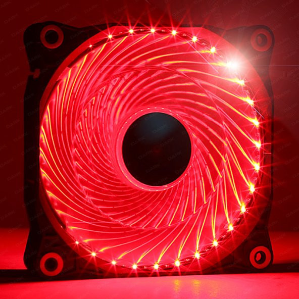 Dark 120mm Ultra Bright 33x Kırmızı LED' li Kasa Fanı (DKCCFB122R)
