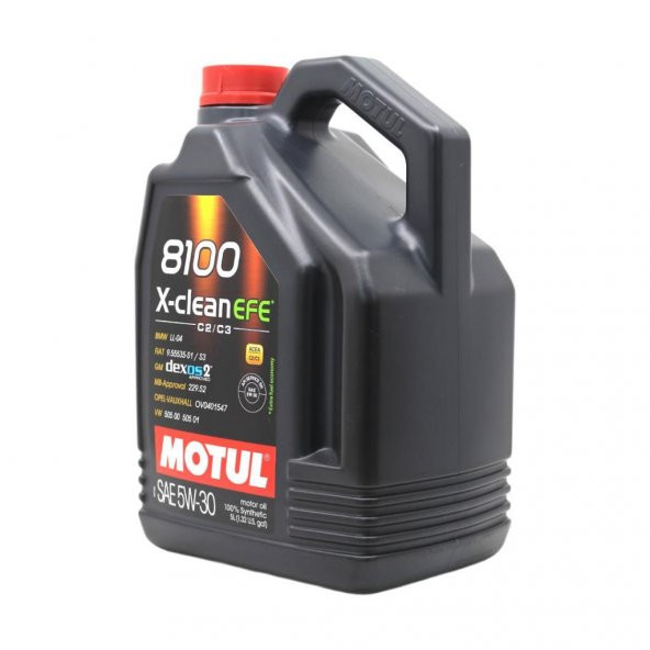Motul 8100 X-Clean EFE 5W-30 5 Lt Tam Sentetik Motor Yağı (2 Adet) - 3