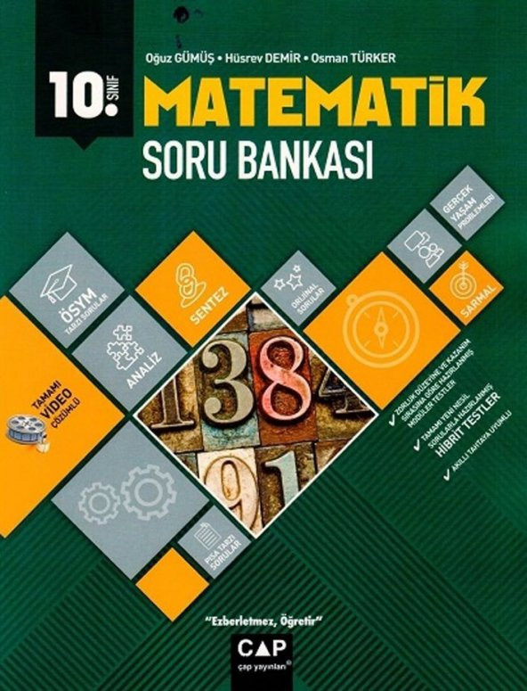 Çap 10. Sınıf Anadolu Lisesi Matematik Soru Bankası