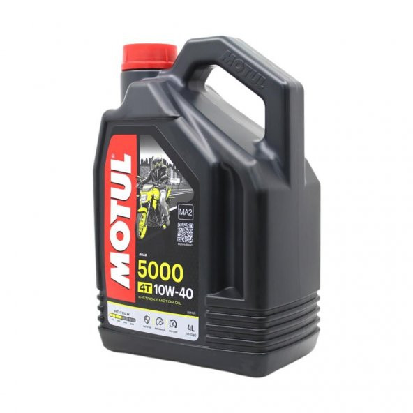 Motul 5000 10W-40 4T 4 Lt 4 Zamanlı Motosiklet Motor Yağı (4 Adet) - 3