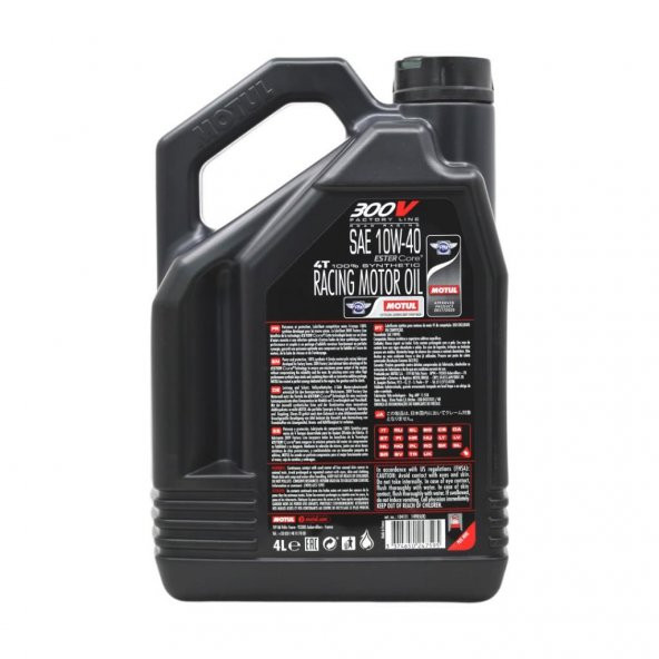 Motul 300V FL 10W-40 4T 4 Lt 4 Zamanlı Motosiklet Motor Yağı - Resim 4