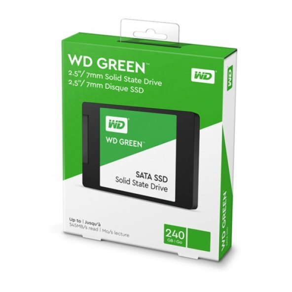 WD Green 240 GB 2,5'' Sata3 Ssd 545MB/S 3dnand (WDS240G2G0A) Hdd Harddisk