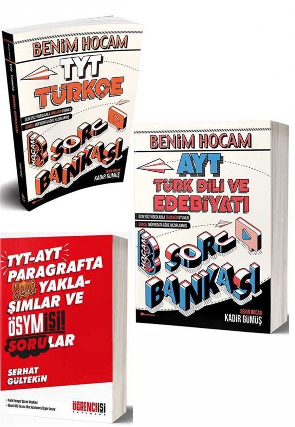 Benim Hocam TYT Türkçe-Ayt Edebiyat Soru ve Paragraf Soru Bankası