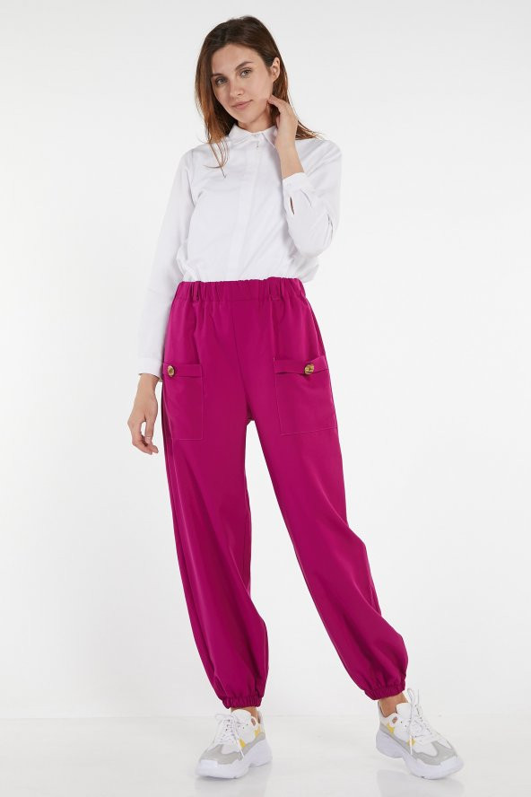 Pantolon-Fuşya 1005-43