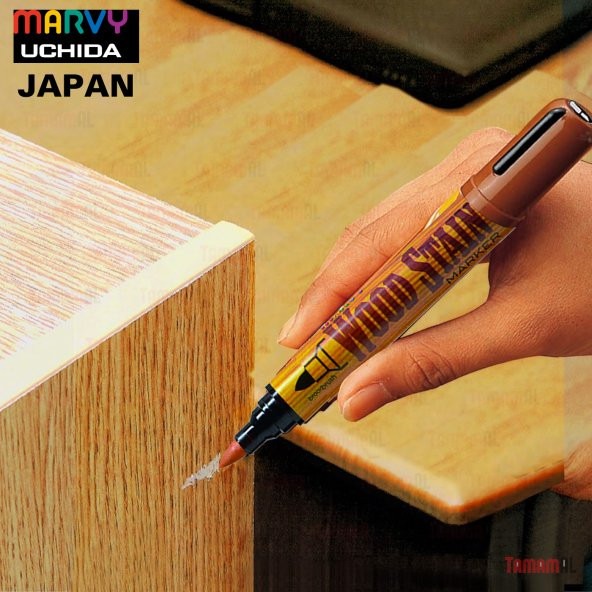 MARVY (JAPON MALI) AHŞAP Mobilya Parke Çizik Rötüş Kalemi - 6